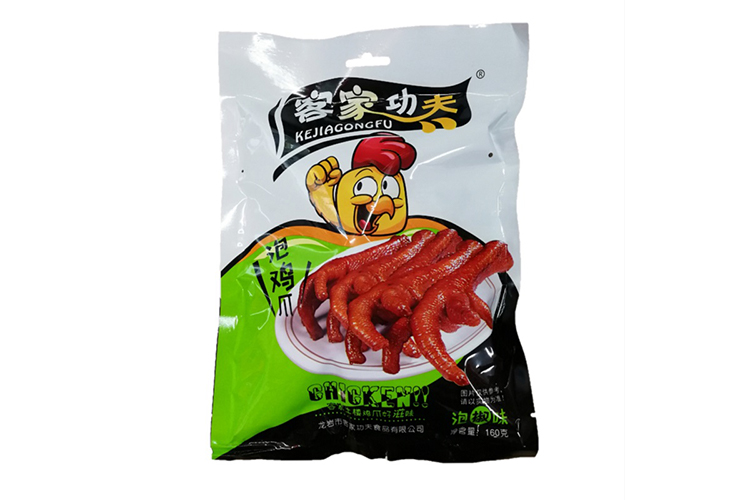 KEJIA GONGFU PICKLED CHILLI CHICKEN FEET 160G